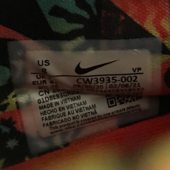 NIKE KD 14 EP KY-D BLACK BRIGHT CRIMSON YELLOW STRIKE CZ0170-002 MEN 8 WMN 9.5 - Picture 8 of 8